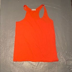 Forever 21 Bright Coral Racerback Tank Top